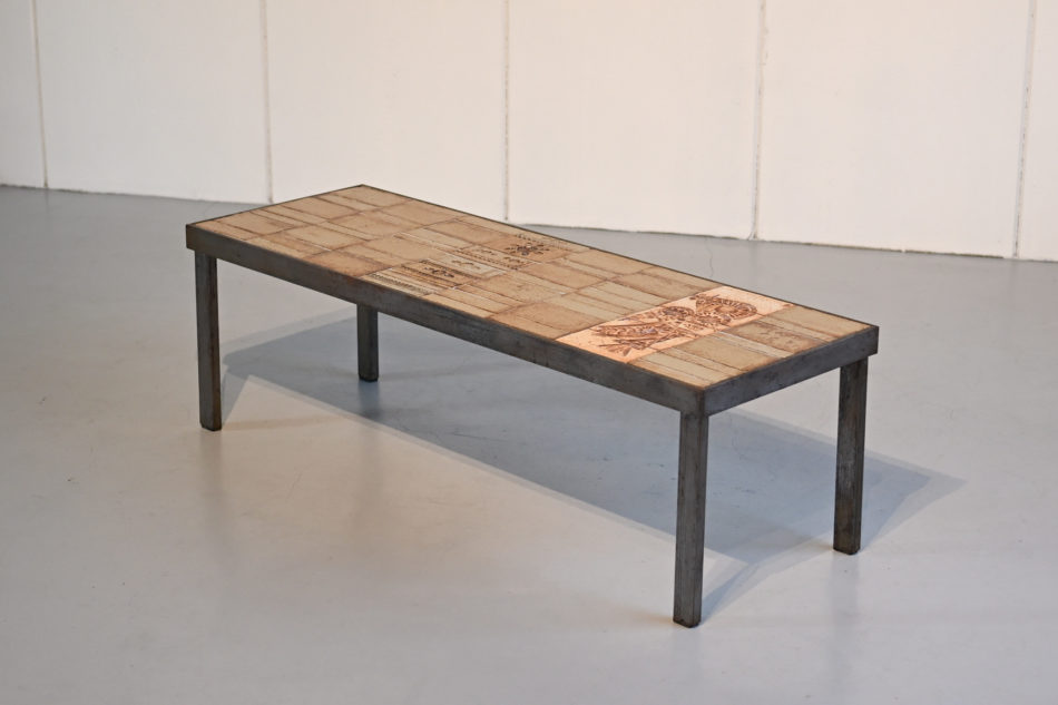 Roger Capron / Tile-top Coffee Table - HARRYS ANTIQUE MARKET